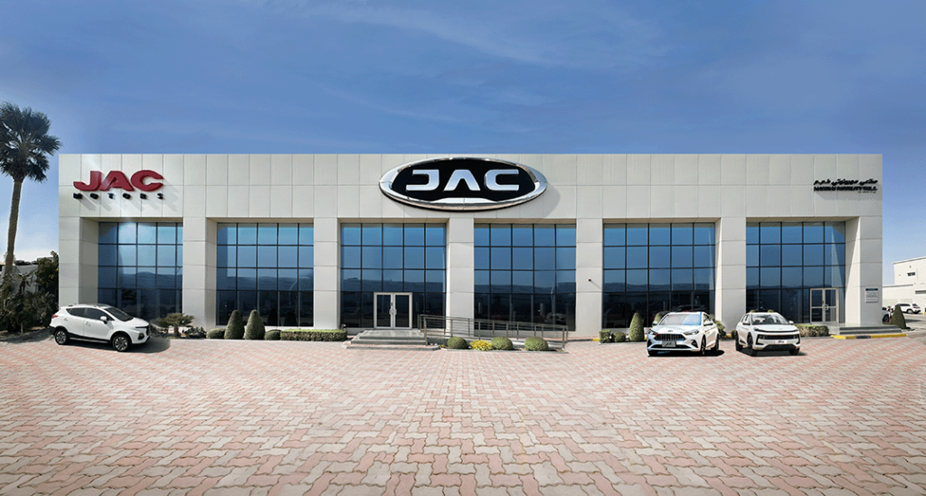 JAC Motors Car Dealership office in Qatar.