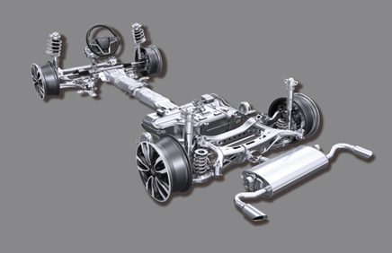 JAC J7 car with solid chasis for the best driving experience.