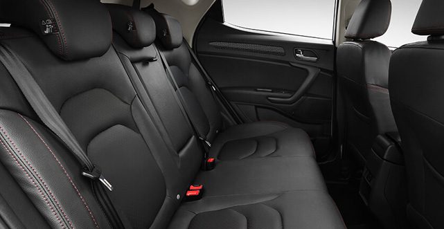 Spacious Interior of a JAC JS3 best compact SUV Car in Qatar featuring comfortable leather seats.